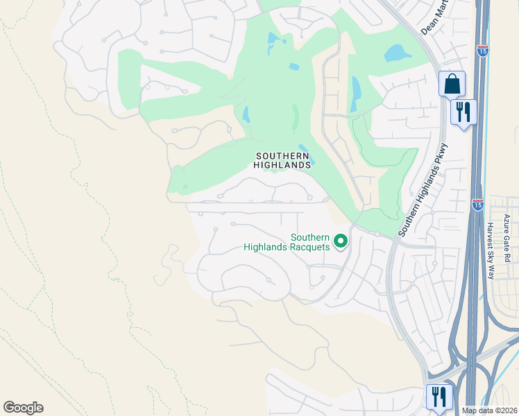 map of restaurants, bars, coffee shops, grocery stores, and more near 42 Carolina Cherry Drive in Las Vegas
