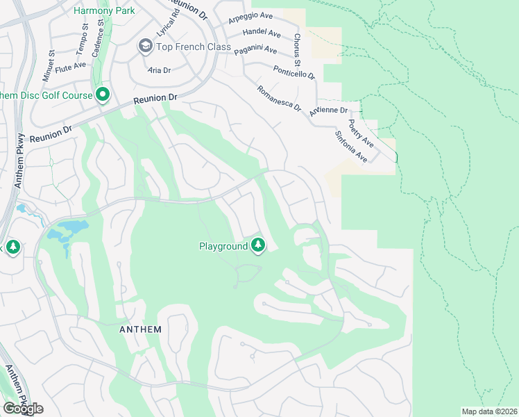 map of restaurants, bars, coffee shops, grocery stores, and more near 12 Wade Hampton Trail in Henderson