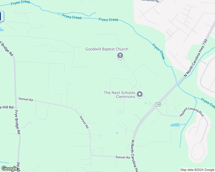 map of restaurants, bars, coffee shops, grocery stores, and more near 384 Twin Brook Drive in Clemmons