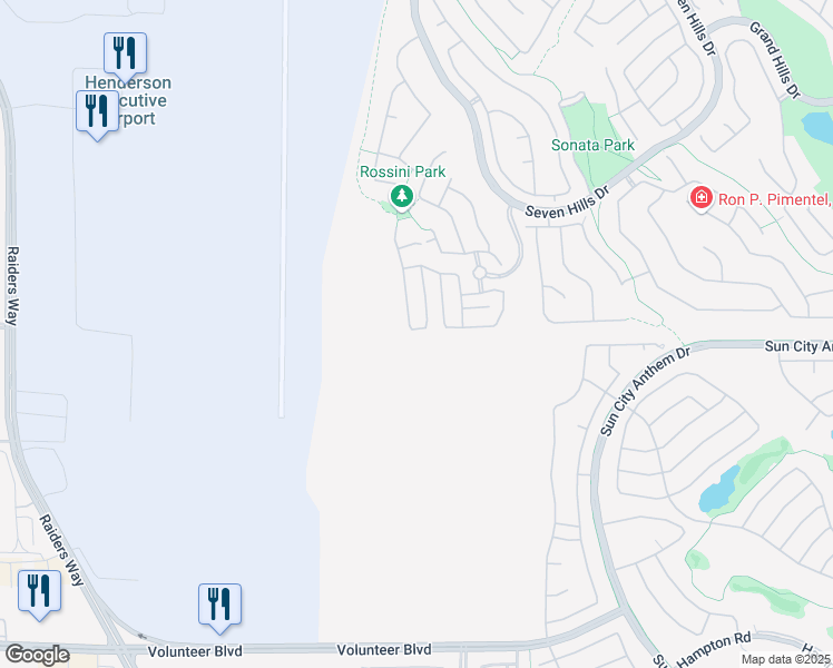 map of restaurants, bars, coffee shops, grocery stores, and more near 3187 Moon Beam Avenue in Henderson