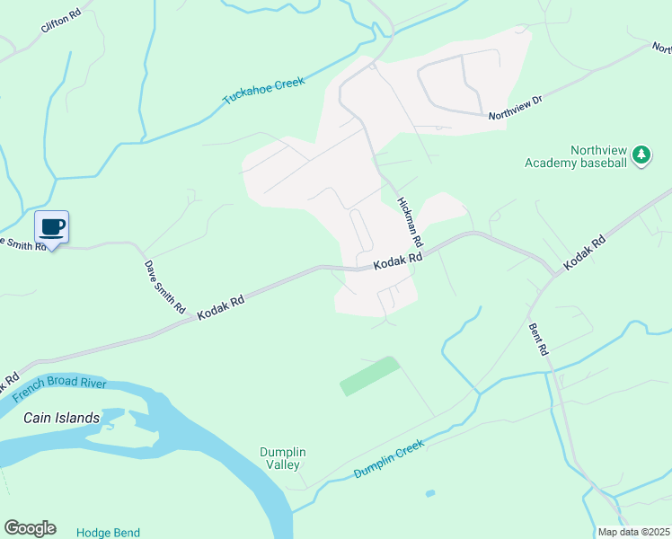 map of restaurants, bars, coffee shops, grocery stores, and more near 756 Barlow Way in Sevier County