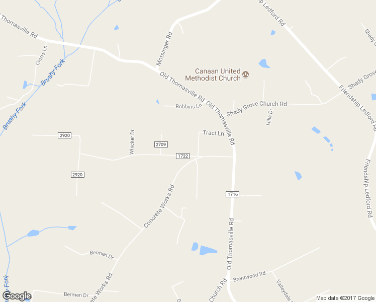 map of restaurants, bars, coffee shops, grocery stores, and more near 160 Bailey Road in Winston-Salem