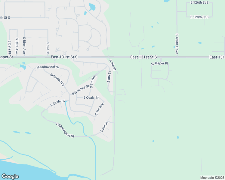 map of restaurants, bars, coffee shops, grocery stores, and more near 804 East Natchez Street in Broken Arrow