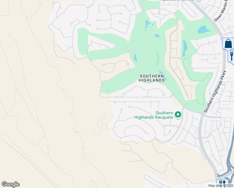 map of restaurants, bars, coffee shops, grocery stores, and more near 62 Golf Estates Drive in Las Vegas