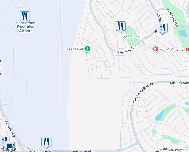 map of restaurants, bars, coffee shops, grocery stores, and more near 1586 Peaceful Pine Street in Henderson