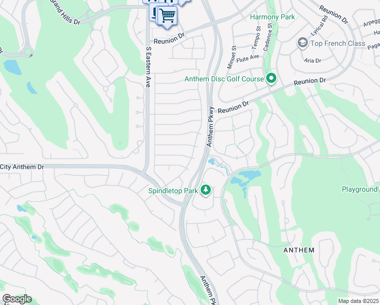 map of restaurants, bars, coffee shops, grocery stores, and more near 1583 Fieldbrook Street in Henderson