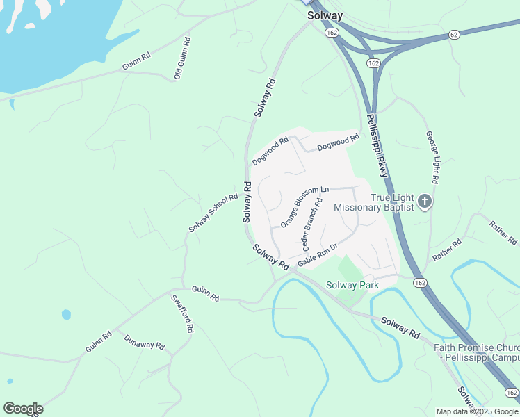 map of restaurants, bars, coffee shops, grocery stores, and more near 3410 Solway Road in Knoxville