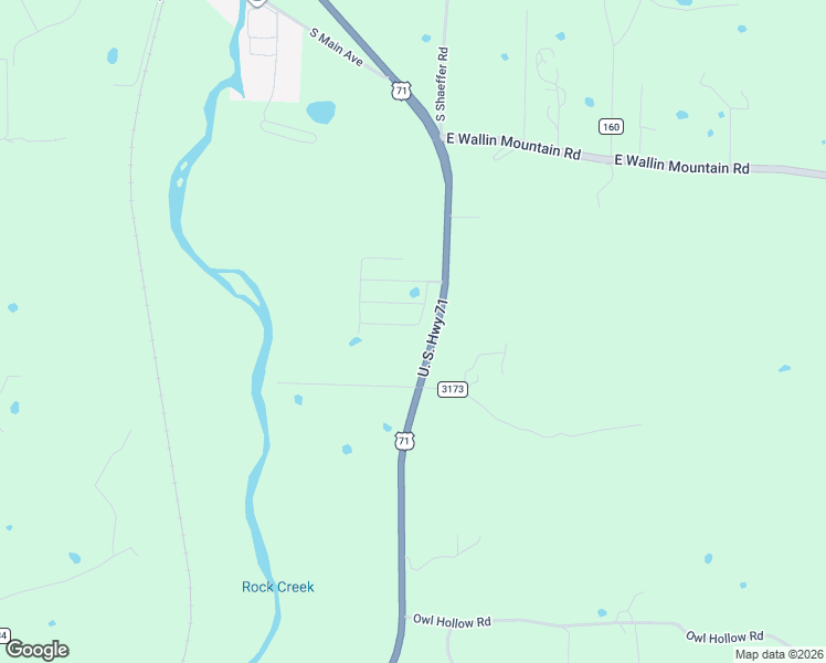 map of restaurants, bars, coffee shops, grocery stores, and more near 525 Buckboard Road in West Fork