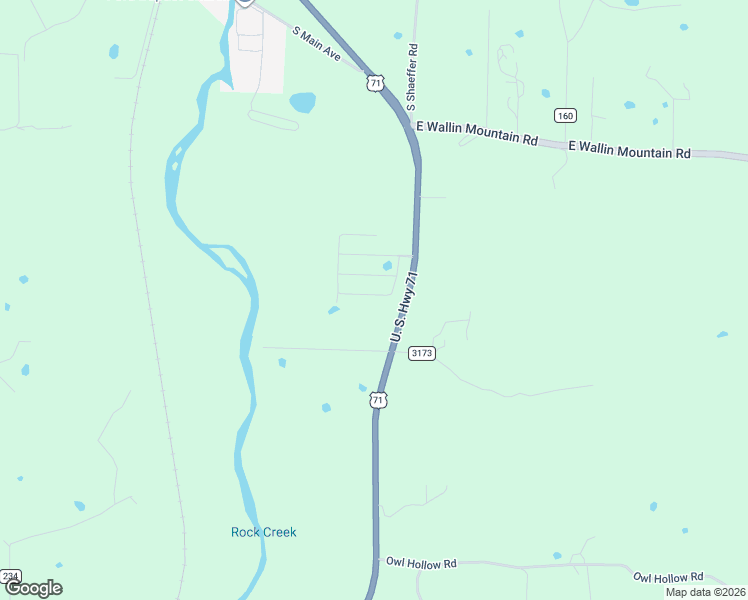 map of restaurants, bars, coffee shops, grocery stores, and more near 525 Buckboard Road in West Fork