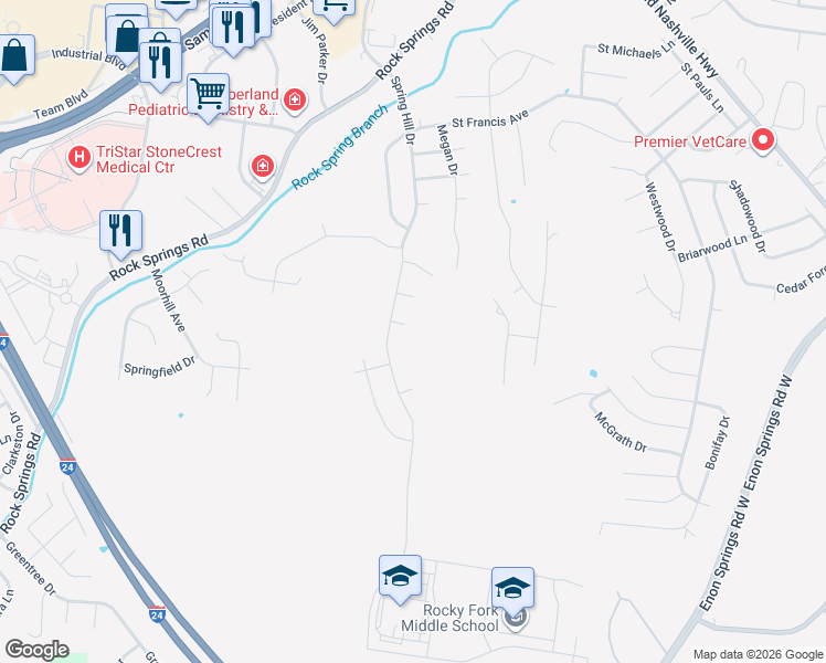 map of restaurants, bars, coffee shops, grocery stores, and more near 804 Bromley Court in Smyrna