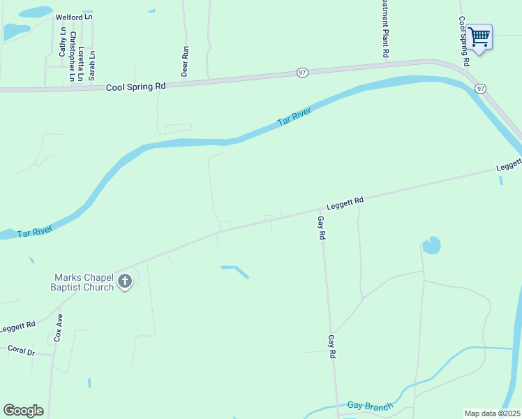map of restaurants, bars, coffee shops, grocery stores, and more near 2654 Leggett Road in Rocky Mount
