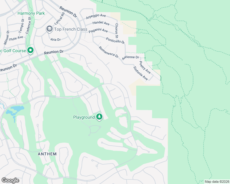 map of restaurants, bars, coffee shops, grocery stores, and more near Regent Park Court in Henderson