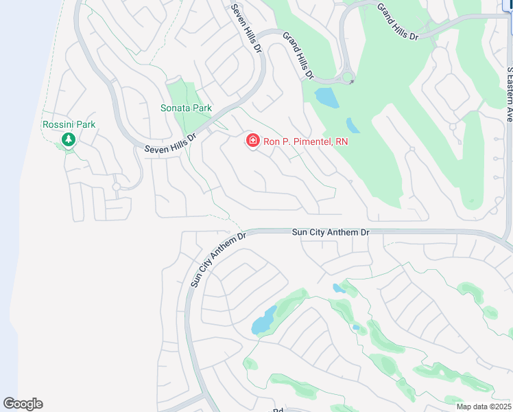 map of restaurants, bars, coffee shops, grocery stores, and more near 1677 Ravanusa Drive in Henderson