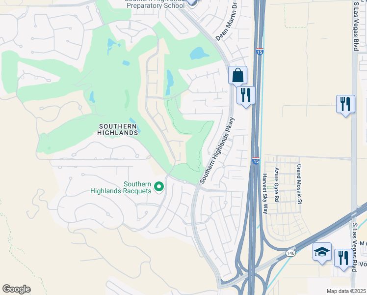 map of restaurants, bars, coffee shops, grocery stores, and more near 12056 Royal Dolnoch Court in Las Vegas