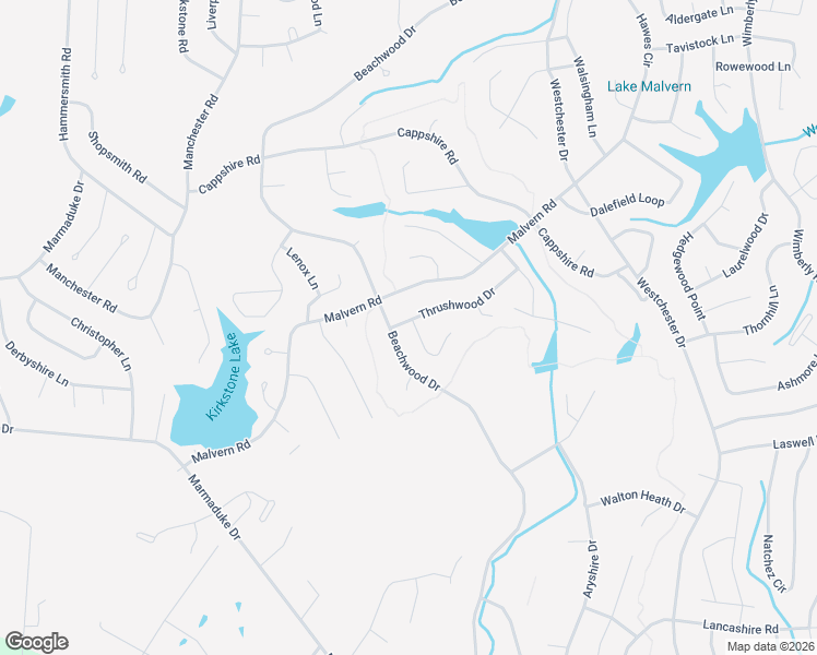 map of restaurants, bars, coffee shops, grocery stores, and more near 417 Beachwood Drive in Crossville
