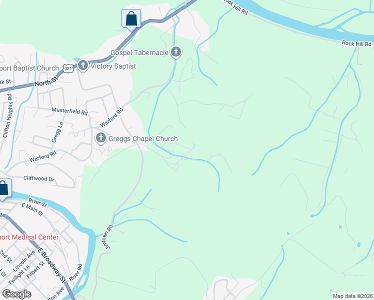 map of restaurants, bars, coffee shops, grocery stores, and more near 805 Musterfield Road in Newport
