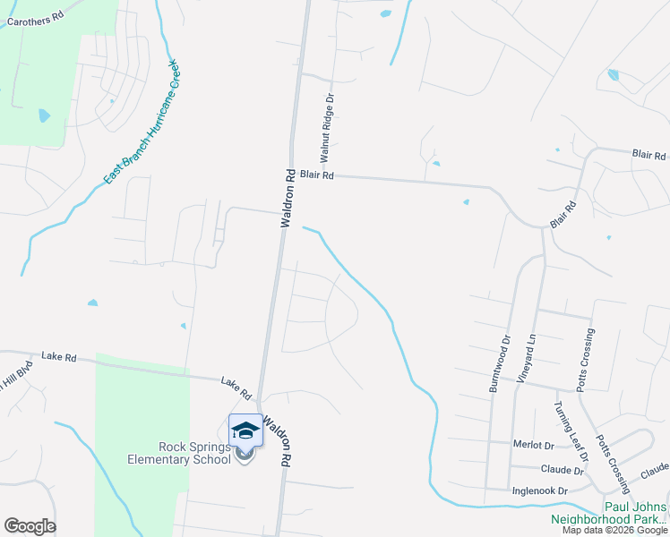 map of restaurants, bars, coffee shops, grocery stores, and more near 926 Waldron Road in La Vergne