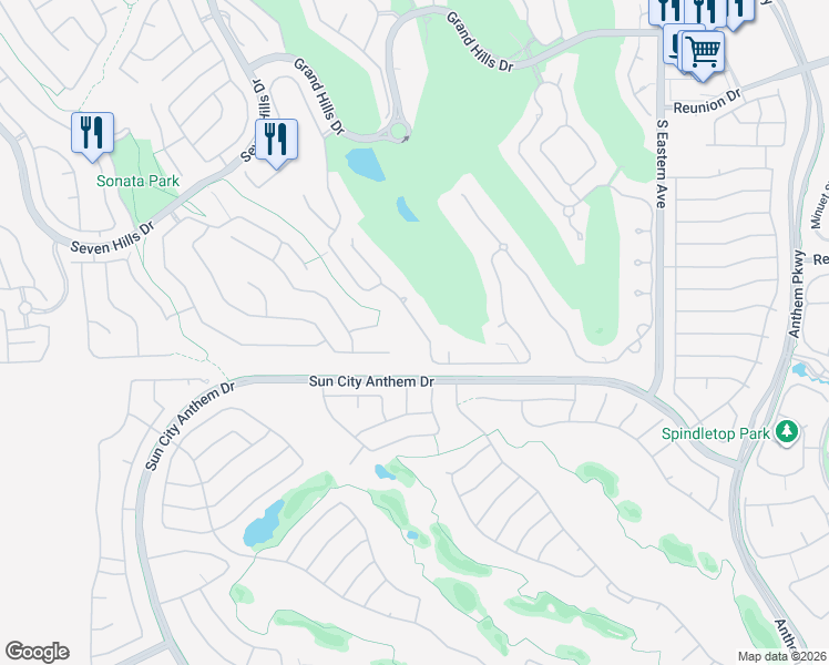 map of restaurants, bars, coffee shops, grocery stores, and more near 1378 Opal Valley Street in Henderson
