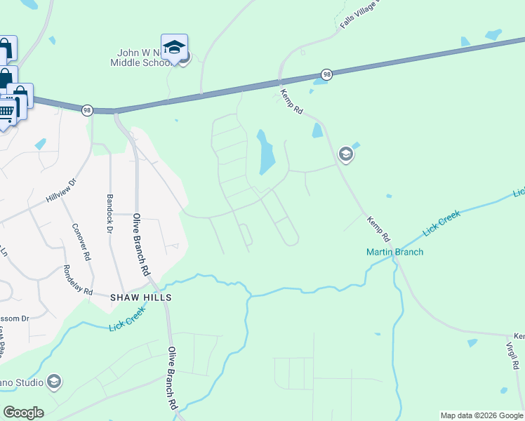 map of restaurants, bars, coffee shops, grocery stores, and more near 5430 Wake Forest Highway in Durham