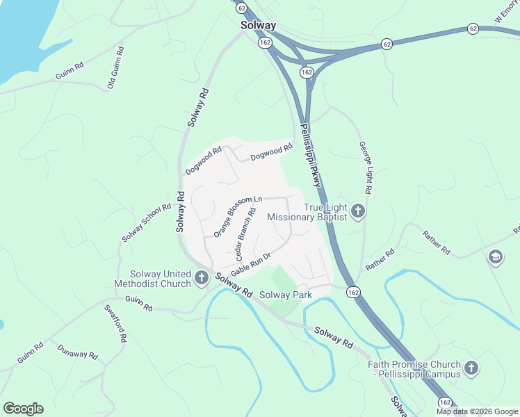 map of restaurants, bars, coffee shops, grocery stores, and more near 3329 Orange Blossom Lane in Knoxville