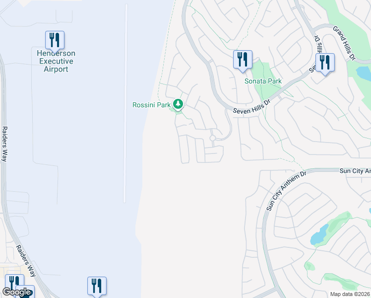 map of restaurants, bars, coffee shops, grocery stores, and more near 1569 Peaceful Pine Street in Henderson