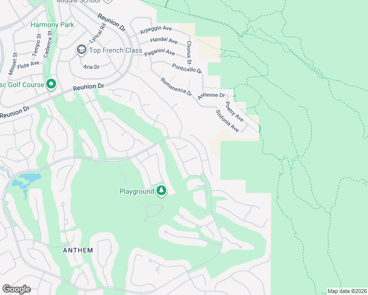 map of restaurants, bars, coffee shops, grocery stores, and more near Regent Park Court in Henderson