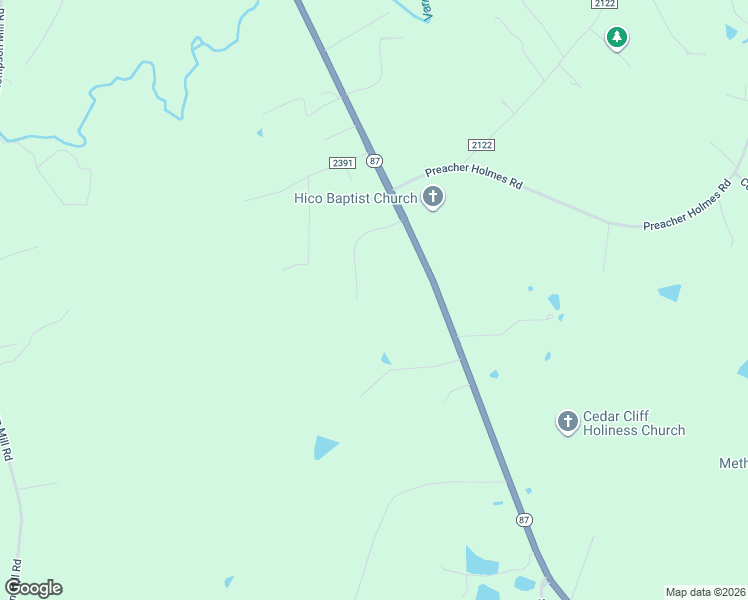 map of restaurants, bars, coffee shops, grocery stores, and more near 234 Shadowridge Drive in Graham