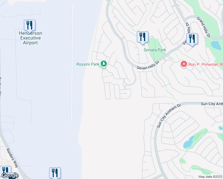 map of restaurants, bars, coffee shops, grocery stores, and more near 1566 Peaceful Pine Street in Henderson
