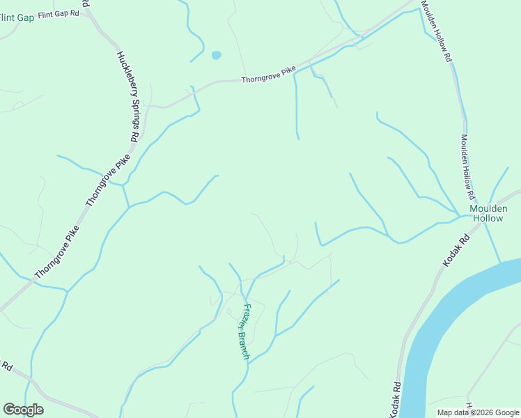 map of restaurants, bars, coffee shops, grocery stores, and more near 2402 Bella Vista Lane in Knoxville