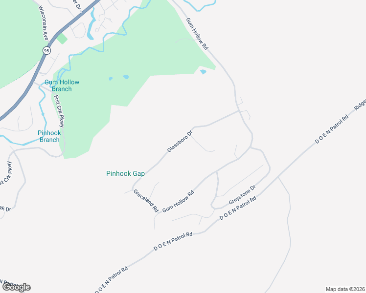 map of restaurants, bars, coffee shops, grocery stores, and more near 150 Glassboro Drive in Oak Ridge