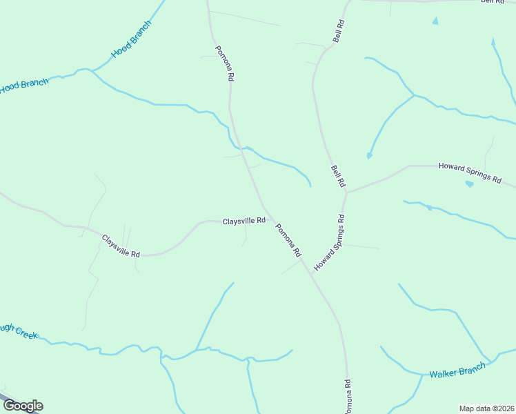 map of restaurants, bars, coffee shops, grocery stores, and more near 1243 Pomona Road in Crossville