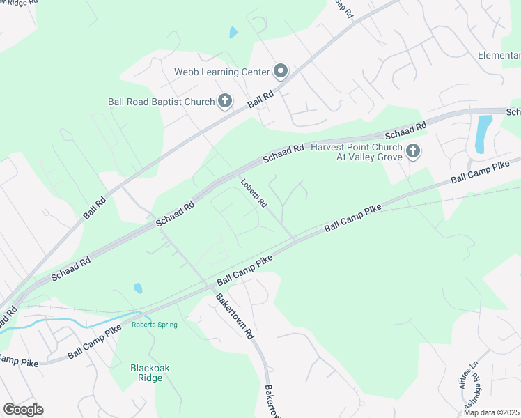 map of restaurants, bars, coffee shops, grocery stores, and more near 3213 Lobetti Road in Knoxville