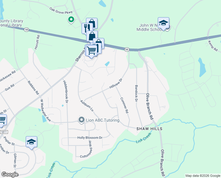 map of restaurants, bars, coffee shops, grocery stores, and more near 309 Hillview Drive in Durham