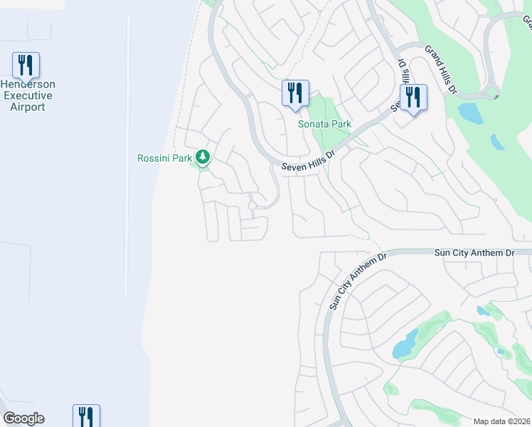 map of restaurants, bars, coffee shops, grocery stores, and more near 3104 Twilight Crest Avenue in Henderson