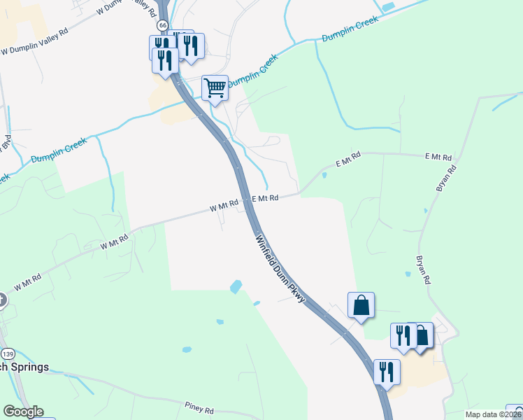 map of restaurants, bars, coffee shops, grocery stores, and more near in Sevierville