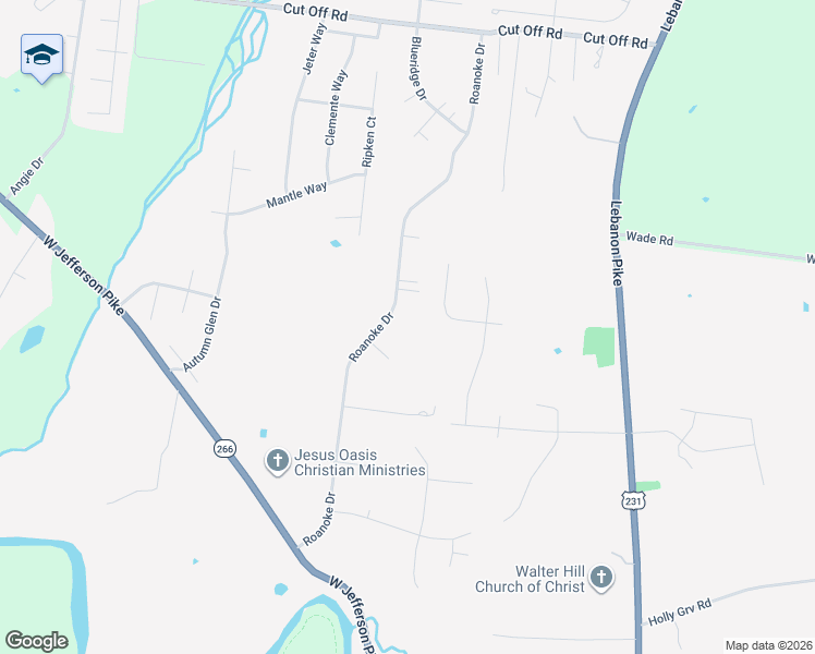 map of restaurants, bars, coffee shops, grocery stores, and more near 323 Winter Way in Murfreesboro