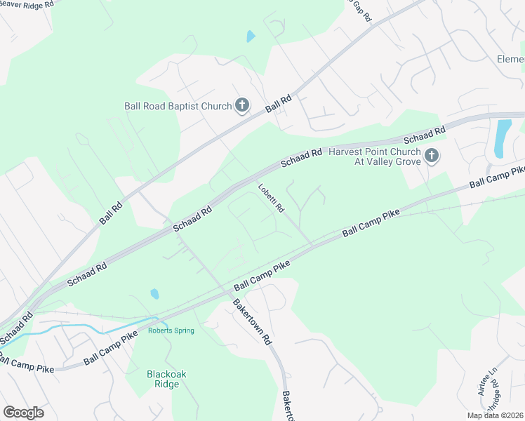 map of restaurants, bars, coffee shops, grocery stores, and more near 3254 Lobetti Road in Knoxville