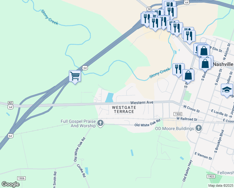 map of restaurants, bars, coffee shops, grocery stores, and more near 620 Haley Drive in Nashville