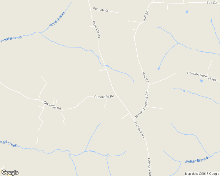 map of restaurants, bars, coffee shops, grocery stores, and more near 1243 Pomona Road in Crossville