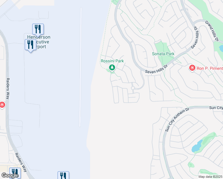 map of restaurants, bars, coffee shops, grocery stores, and more near 1551 Dusty Canyon Street in Henderson
