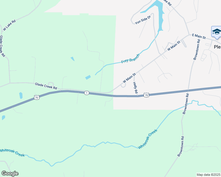 map of restaurants, bars, coffee shops, grocery stores, and more near 1552 West Main Street in Sparta