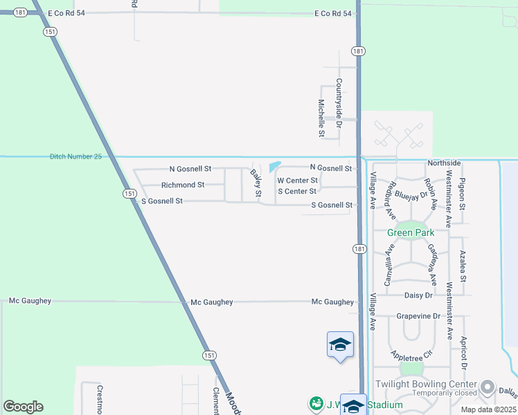 map of restaurants, bars, coffee shops, grocery stores, and more near 139 North Gosnell Street in Blytheville