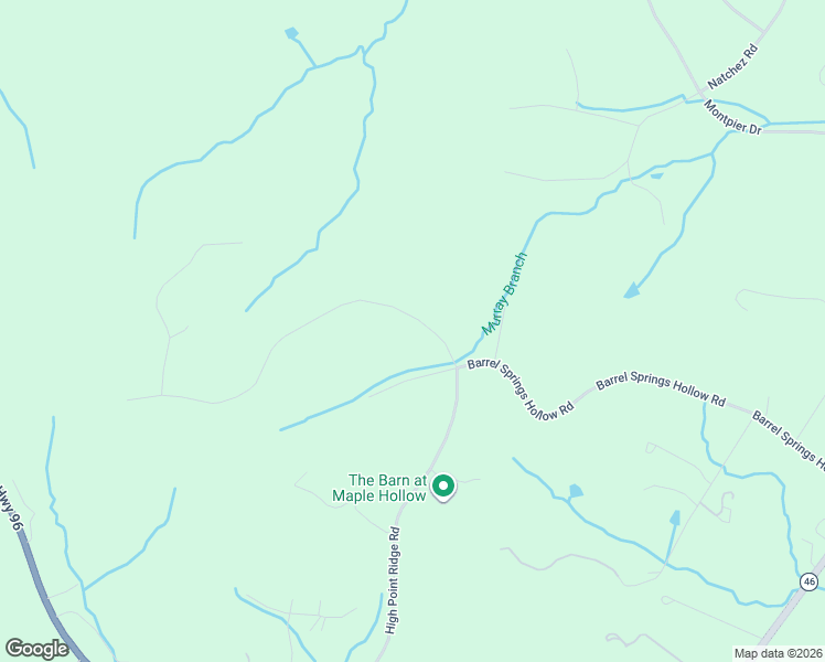 map of restaurants, bars, coffee shops, grocery stores, and more near 819 High Point Ridge Road in Franklin