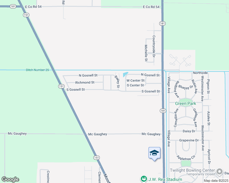map of restaurants, bars, coffee shops, grocery stores, and more near 139 North Gosnell Street in Blytheville