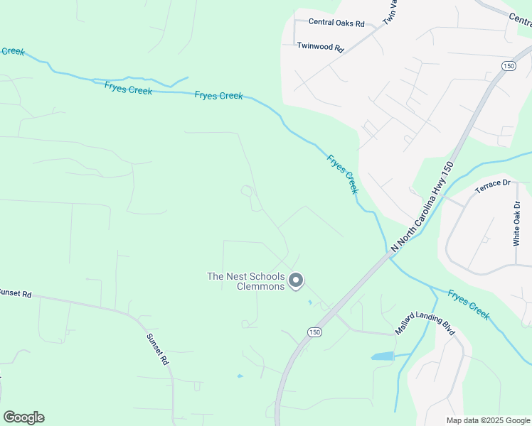 map of restaurants, bars, coffee shops, grocery stores, and more near 888 Goodwill Road in Clemmons