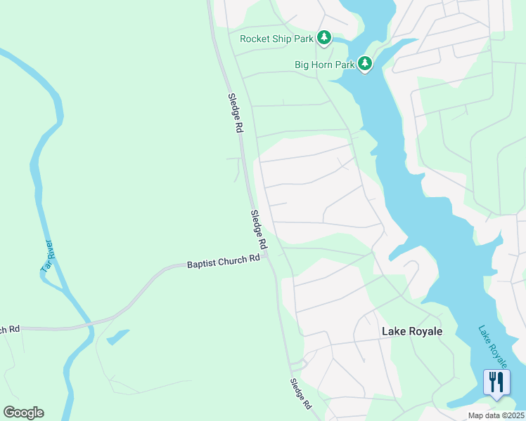 map of restaurants, bars, coffee shops, grocery stores, and more near 248 Shawnee Drive in Louisburg