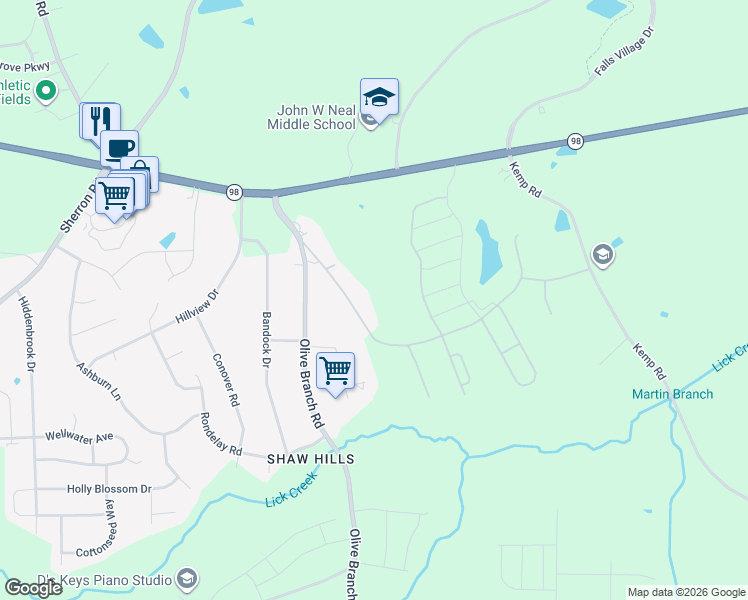map of restaurants, bars, coffee shops, grocery stores, and more near 237 Hester Road in Durham