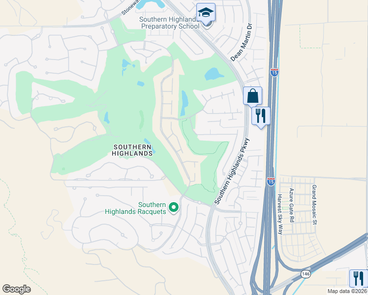 map of restaurants, bars, coffee shops, grocery stores, and more near 12017 Oakland Hills Drive in Las Vegas