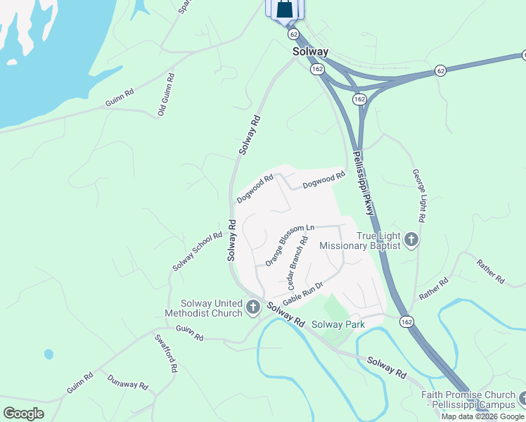 map of restaurants, bars, coffee shops, grocery stores, and more near 3443 Greentree Lane in Knoxville