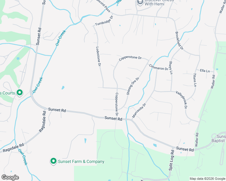 map of restaurants, bars, coffee shops, grocery stores, and more near 9657 Brass Valley Drive in Brentwood